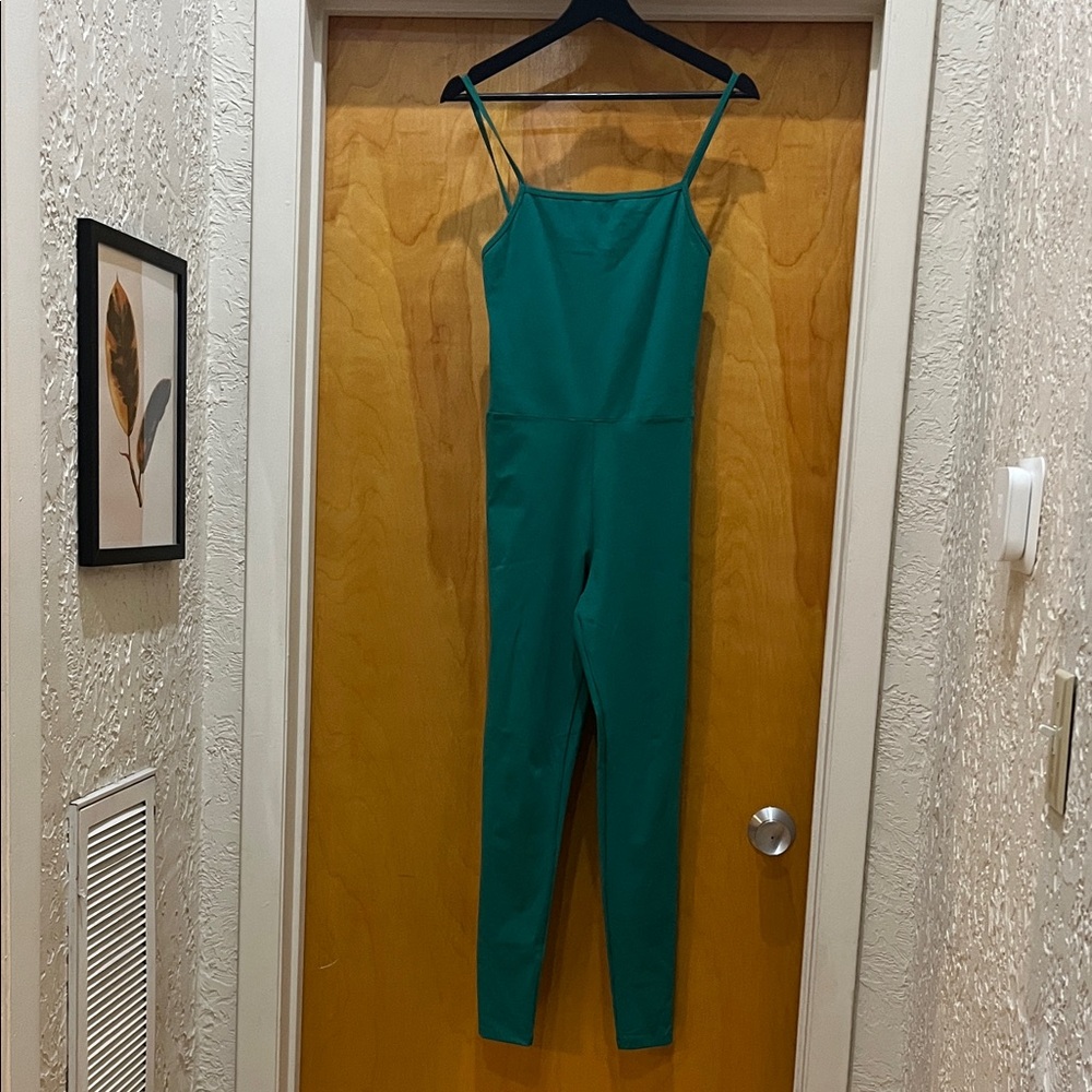 Girlfriend Collective Teal Jumpsuit